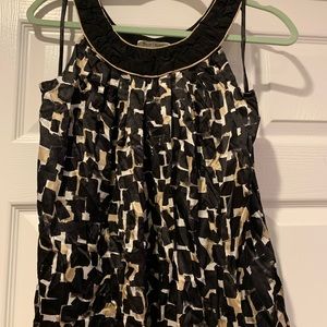 White House Black Market 100% Silk Dressy Top